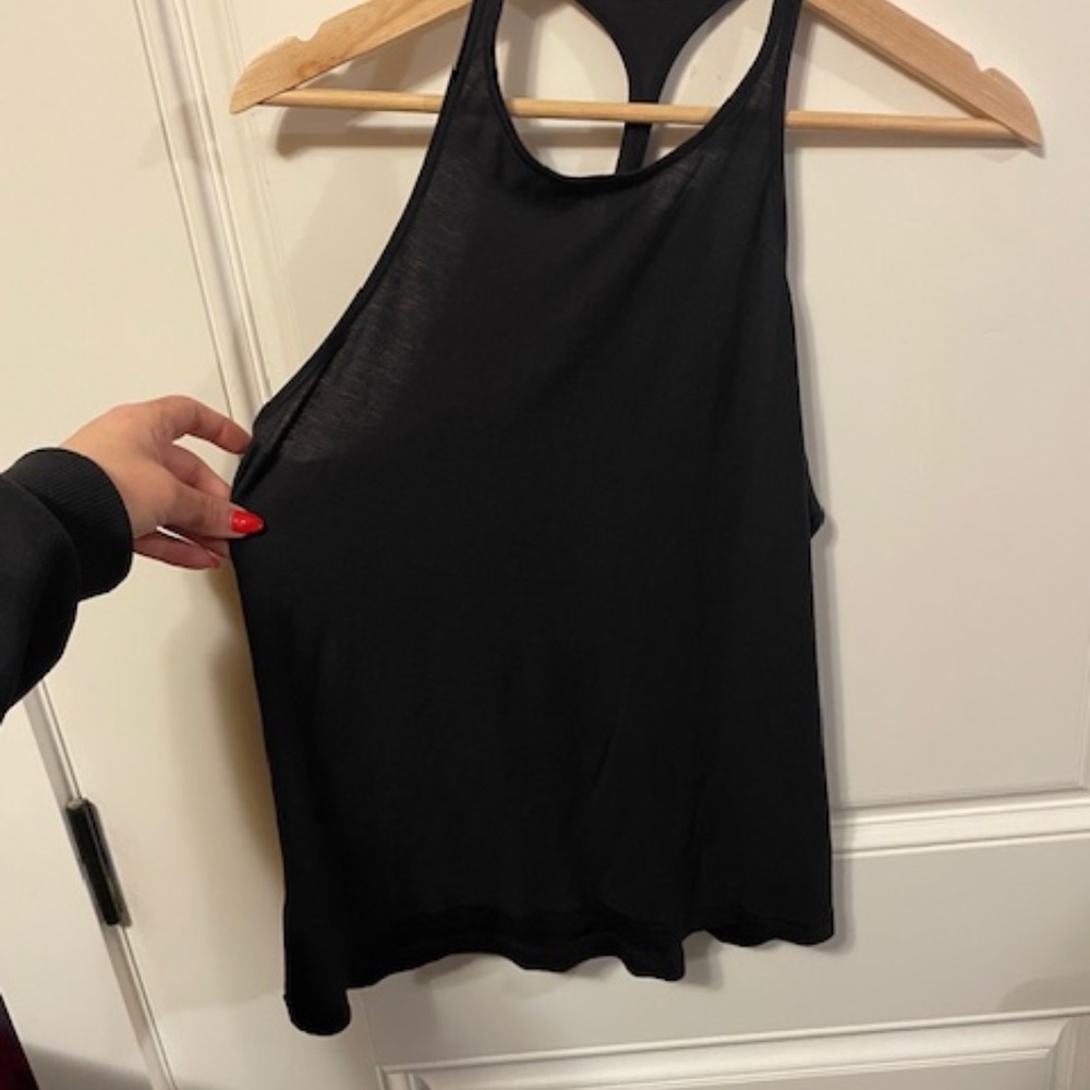 LULULEMON TRAPEZE RACERBACK - BLACK - Picture 4 of 7